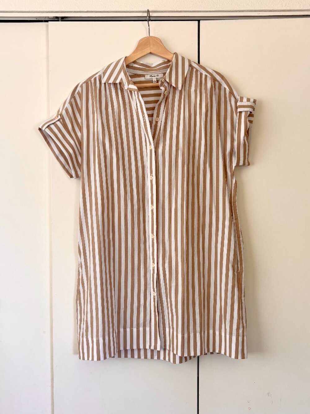 Madewell Striped Shirt Dress